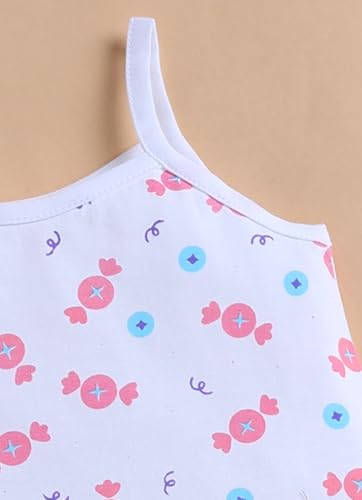 Image of LuvLap Baby Girl 100% Cotton Sleevless Girls Frock Pack of 3