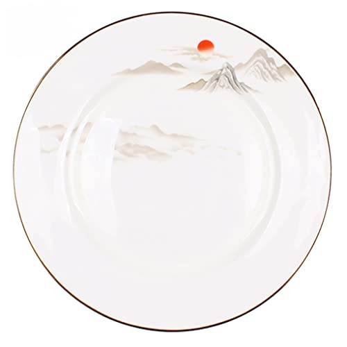 Table à manger sublimée par un set vaisselle paysage et sa serviette - 6