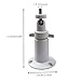 bnafes 2 Pack Security Camera Metal Wall/Ceiling Mount, Adjustable Indoor/Outdoor Mount Compatible with Arlo, Arlo Pro 2 3, Arlo Ultra CCTV Camera and Compatible Camera with 1/4 Screw Head (White)