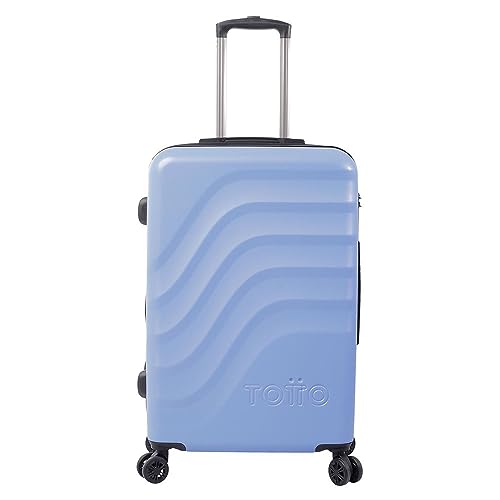 TOTTO - Maleta Rígida Mediana, Modelo Bazy+, 43.5 x 69 x 26 cm, Capacidad 64 L, Expandible, Alta Resistencia a Impactos, Ruedas 360º, Manija Telescópica, Correas Internas, Candado TSA, Color Azul TOTTO - Maleta Rígida Mediana, Modelo Bazy+, 43.5 x 69 x 26 cm, Capacidad 64 L, Expandible, Alta Resistencia a Impactos, Ruedas 360º, Manija Telescópica, Correas Internas, Candado TSA, Color Azul
