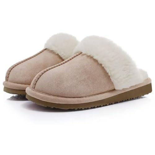 Pantoufles en fourrure chaudes contre les pieds froids en hiver