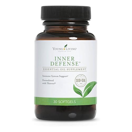 Young Living Inner Defense, 30 Softgels, Unlock The Power of Potent Essential Oils, Oregano, Thyme, Lemongrass, and Thieves, Comprehensive Immune Support