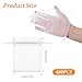 AojSup 400 Pcs Organza Drawstring Bags, 4.3 x 6.3 Inch Small Mesh Gift Bags with Drawstring Satin, White Organza Bag for Jewelry Wedding Favors Christmas Party Packaging