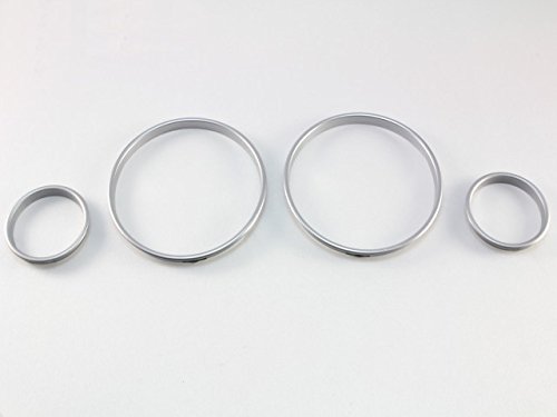 B2 BW-DR04S BMW E39 M5 E38 E53 X5 Cluster Dashboard Dial Gauge Rings SILVER