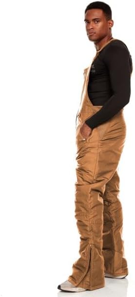 Arctic Quest Mens Insulated Snow and Ski Bib Overalls Snow Pants Snowboard Mens Overalls for Fishing, Hunting, Snowmobiling - Image 3