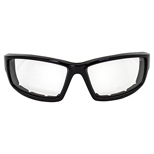 Global Vision Sly Foam Padded Motorcycle Sunglasses Black Frame