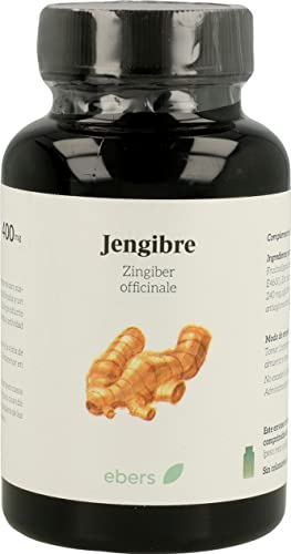 Ebers Jengibre 500 Mg - 50 comprimidos - Tónico estomacal.