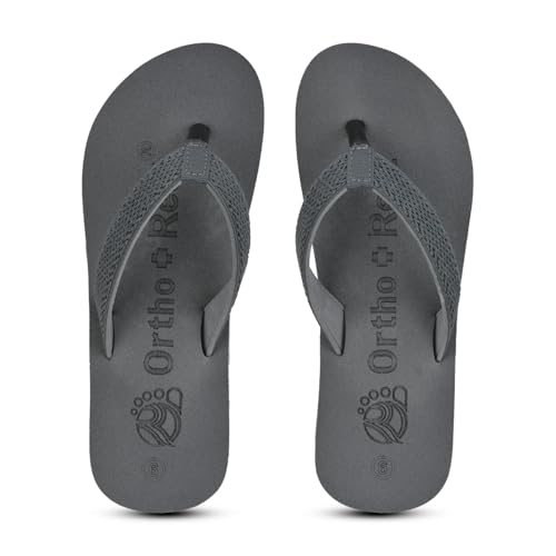 Image of Ortho + Rest Women's Flip Flops | Slippers for Women | Orthopedic Lightweight Comfortable Flat Casual Stylish Dr Chappals and House Flip flops For Ladies and Girl's