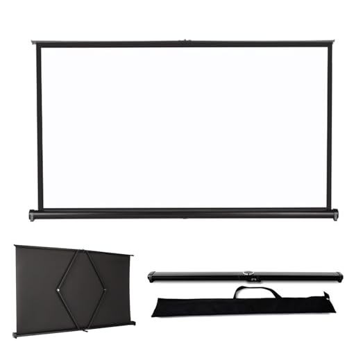 Pantalla portátil para proyector 50in 16:9 retráctil