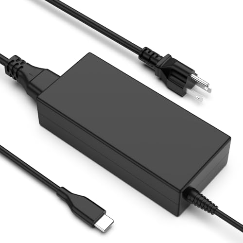 FSJTD Universal 65W 45W USB C Laptop Charger Compatible with HP Chromebook Dell Lenovo Acer Asus Fast Charging Power Adapter Supply Cord