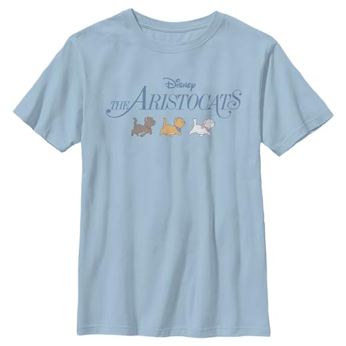 Fifth Sun Boy's Aristocats Kitten Strut Movie Logo T-Shirt