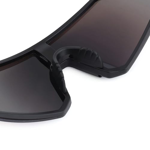 Image of Zynic Men's Stylish Sports Sunglasses For Unisex | UV400 Protection Classic Wrap Around Googles |Sports Shades for Driving,Cyclining Outdoor & Travel | Googles for man's