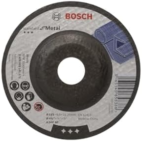 Bosch Professional Tarcza do szlifowania wygięta standard do metalu (do metalu, Ø 115 x 6 mm, akcesoria do szlifierek kątowych)