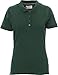 payper-venice-polo-de-manga-corta-para-mujer-algodon-4-botones-verde-foreste-xl