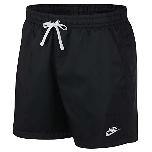 Nike Mens Shorts Medium Comfort Waist Drawstring Athletic Black M