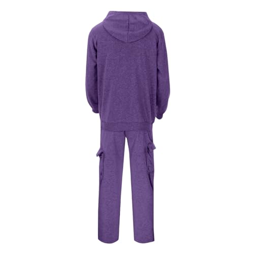 Elneeya Mens Sweat Set Two Piece Outfits Lounge Comfy Exercise Tracksuit - image 4