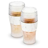 Host Freeze, Frozen Mugs, Freezable Pint Set, Beer Keep Your Drinks Cold, Double...