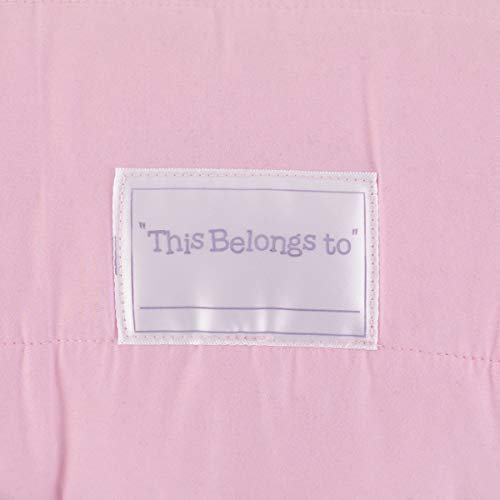 Everything Kids Pink and Aqua Unicorn Toddler Nap Mat with Pillow and Blanket - Thumbnail 3