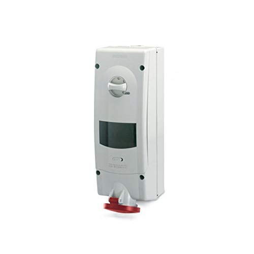 Douille évacuation avancé robuste Scame 568.3286 IP67 32A rouge 6h