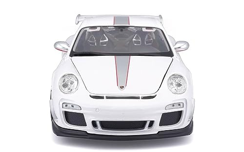 Carro Burago 1.18 Plus Porsche 911 Gt3 RS 4 Maisto Branco