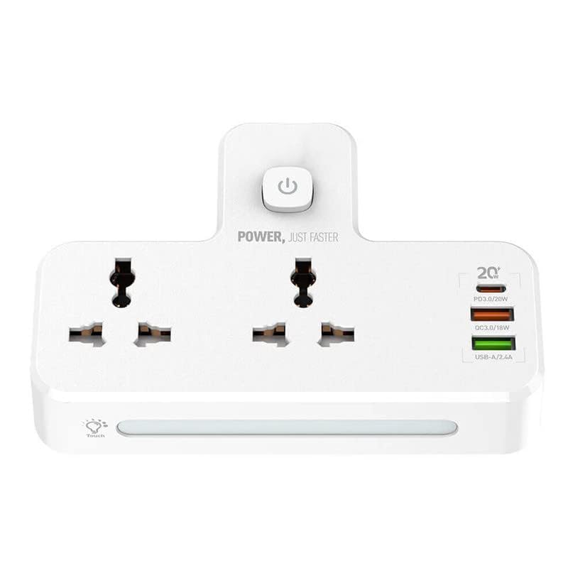 Multi Plug Socket with USB C and USB A Ports Individual Switch-Cordless Extension Board with 2 Sockets + 3 USB (2.4A-Direct Plug)-3 Pin Multiplug with Safety Shutter Protection-2500W-picture-36