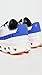 On Men's Cloudmonster Sneakers, Frost/Cobalt, White, 10.5 Medium US