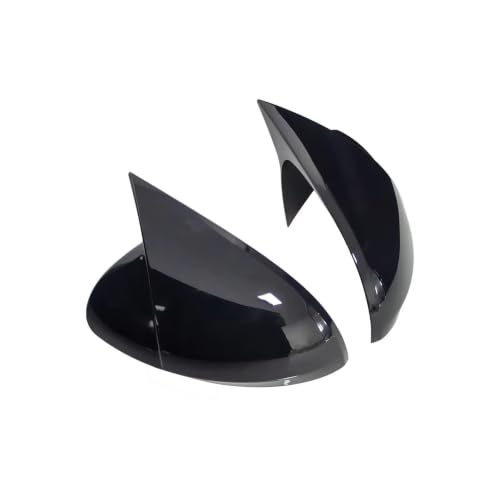 Coque rétroviseur noir brillant pour Tiguan MK1 2009-2016 design premium sans assistance