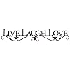 Black forest decor live laugh love metal star wall hanging  urban country home decor
