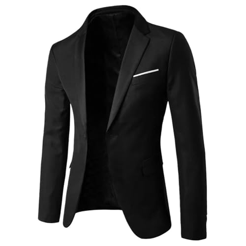 Cambkatl Men's Business Casual Blazers Suit Jacket One Button Slim Fit Sport Coats Tuxedo for Wedding Office