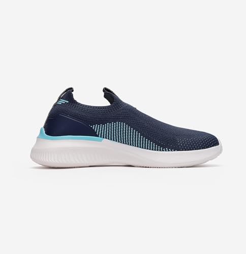 Image of XTEP Sports Running Pull On Sneakers for Women Breathable Knitted Athletic Soft Sole Walking Shoes