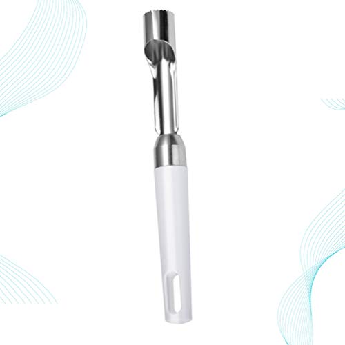 Escorredor de frutas em aço inoxidável UPKOCH Apple Corer de abacaxi para cantos de frutas e vegetai