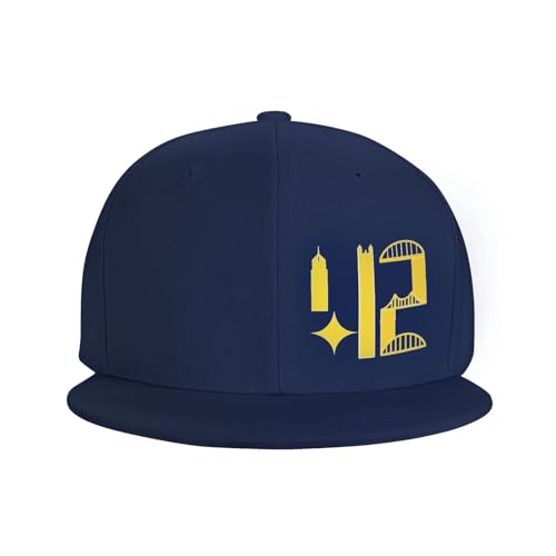 Pittsburgh Skyline 412 Adjustable Outdoor Baseball Hat Flat Hat3