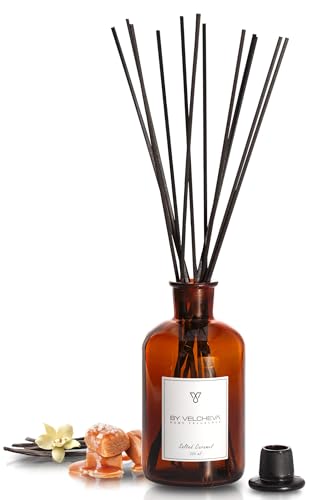 BY VELCHEVA ı Ambientador mikado SALTED CARAMEL ı Niche perfume (250ml)