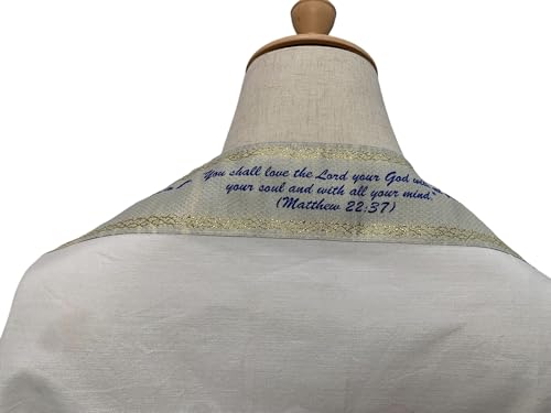Bethlehem Gifts TM Blue Messianic Tallit Prayer Shawl 72" x 22" with Bag New3