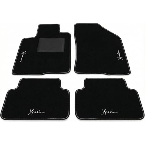 Tapis de voiture Lancia Ypsilon moquette haute qualité finitions brodées