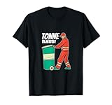 Tonne Raus - Cubo de basura (plástico), color naranja Camiseta