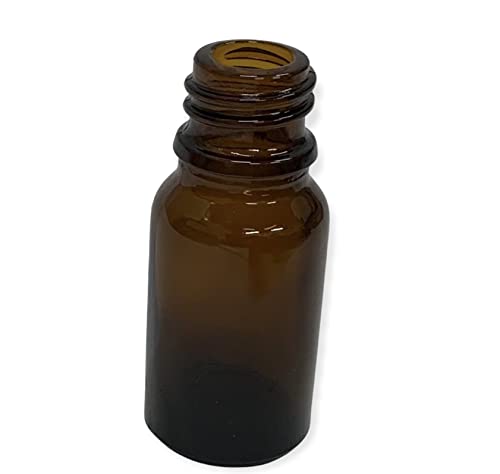 Wild Essentials 10ml Amber Glass Bottles with Euro Dropper Caps - Great for Essential Oils, Perfumes and DIY Aromatherapy - Easy to Fill, Clean and Reuse - Protective and Durable (8)3