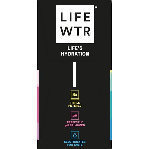 LIFEWTR Premium Purified Water, pH Balanced with Electrolytes, 100% recycled plastic bottles, 33.8 Fl Oz, 1L (Pack of 6) - Image 2