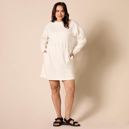 Image of Amazon Essentials Women's Long Sleeve Sweatshirt Dress