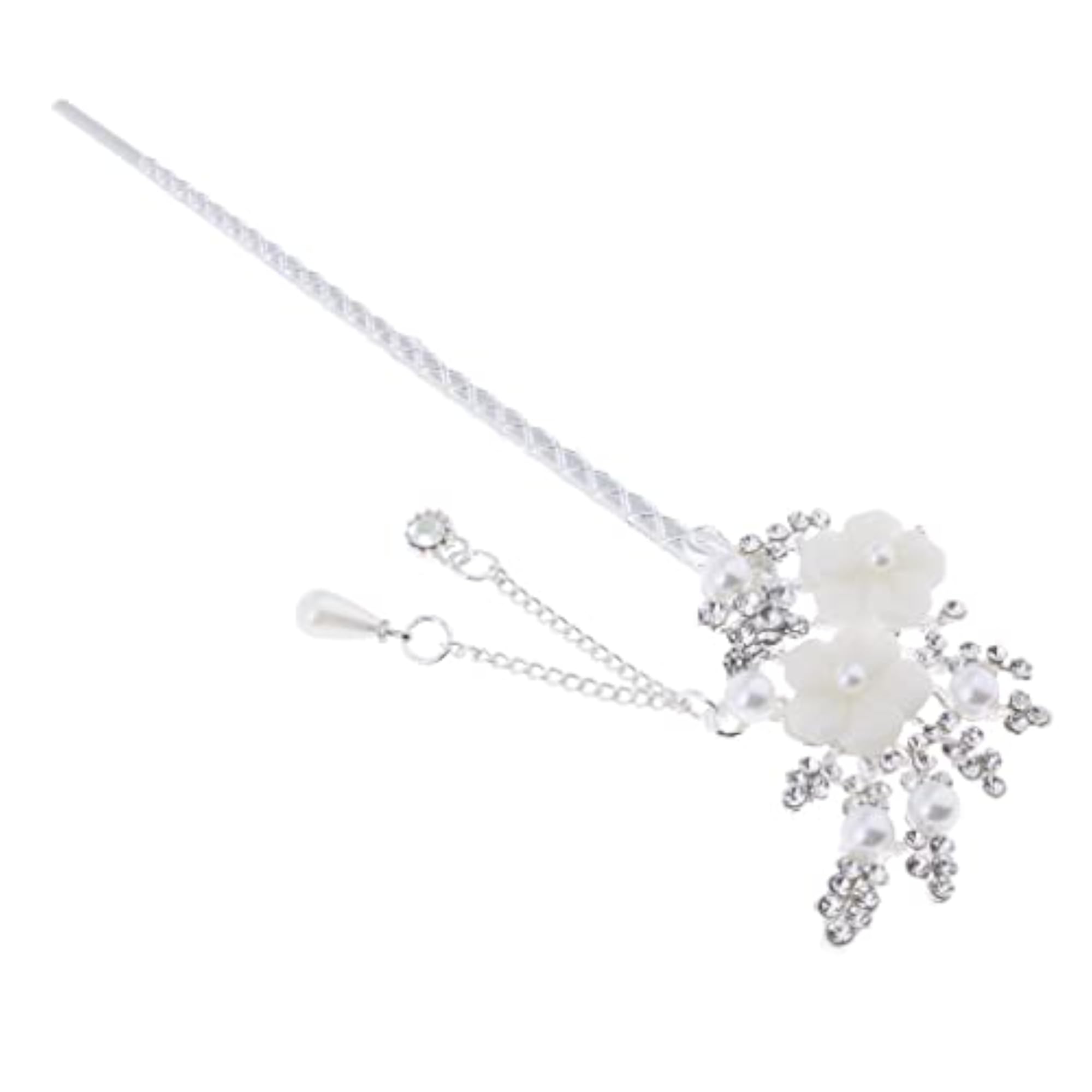 4xChinese Hair Stick Chopstick Dangle Hairpin Set