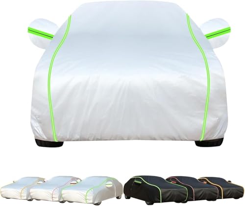 【Protezione completa】: Telo Copriauto per tutte le stagioni possono gestire tutto. Il materiale ad alte prestazioni protegge la vostra auto da raggi UV, sabbia, polvere, foglie, rami, neve, pioggia.