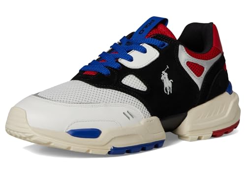 Image of POLO RALPH LAUREN Suede Leather Mesh-Polo Jgr Pp-Sneakers-Low Top Lace