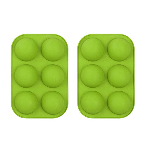 image for GBSELL 6 Holes Silicone Mold for Chocolate, Baking Mold for Making Hot