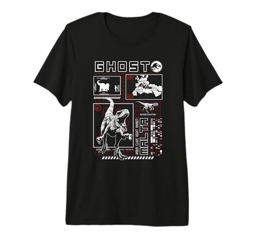 T-shirt Atrociraptor Ghost de qualité premium et coton doux Jurassic World
