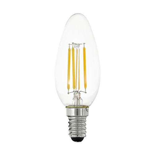EGLO E14 LED, 3 step dimmable vintage filament candle light bulb
