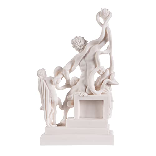 Estatua Laocoön y sus hijos con serpientes 29 cm miniatura 5