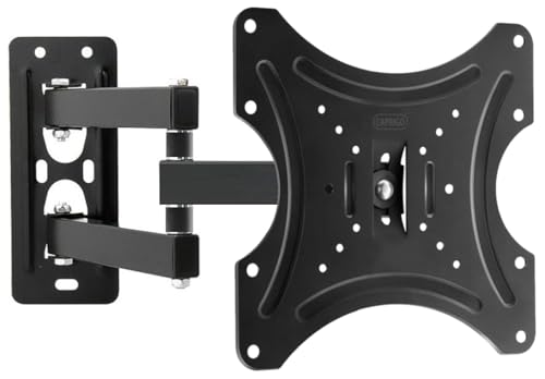 Image of Caprigo Full Motion TV Wall Mount Bracket for 14 to 55 Inch LED /HD /Smart TV's, Universal Heavy Duty TV Wall Mount Stand with Swivel Rotation & Tilt Adjustments (14 to 27 Inches)