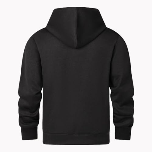 Mens Hoodies Zip Up Lightweight Long Sleeve Fleece Hoodies Pullover Fall Winter Hooded Sweatshirt Jacket with Zipper Pockets3