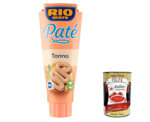 6x Rio Mare Pate patè Tonno Thunfischcreme 100g Brotaufstrich Streichfähiges + Italian Gourmet polpa 400g