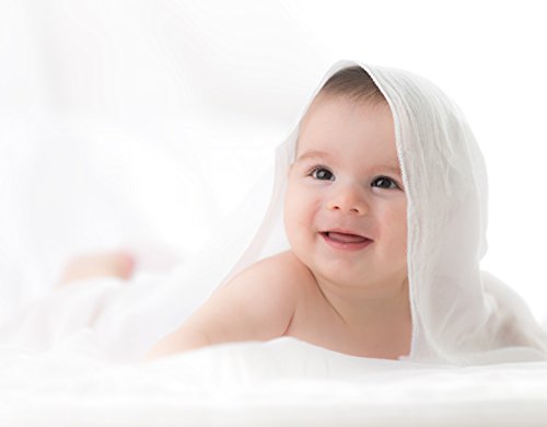 Clevere Kids set di 4 pannolini in mussola | 70x80...